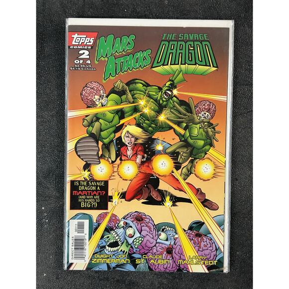 Mars Attacks The Savage Dragon, First Born, Image (1996 - 2014 Topps, Image, IDW - Picture 3 of 6